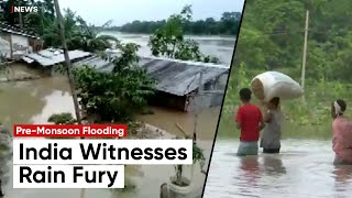 Heavy Rain Leads To Flooding In Assam; Waterlogging In Tripura, Kerala, And Karnataka
