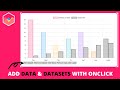 How to add Data and Datasets Onclick in Chart JS