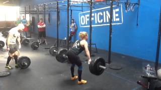 Snatch f  above knees  55 x 1 rep by Martina Barbaro