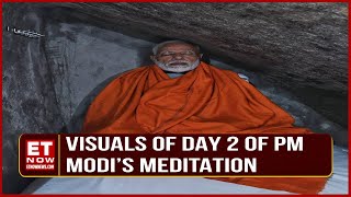 Amidst Election Hustle: Day 2 of PM Modi's Meditation at Vivekananda Rock Memorial in Kanniyakumari