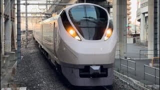 【ジョイント音最高！】E657系ｶﾂK16編成が警笛を鳴らしながら北千住駅3番線を通過するシーン（2025.1.4.16:28）