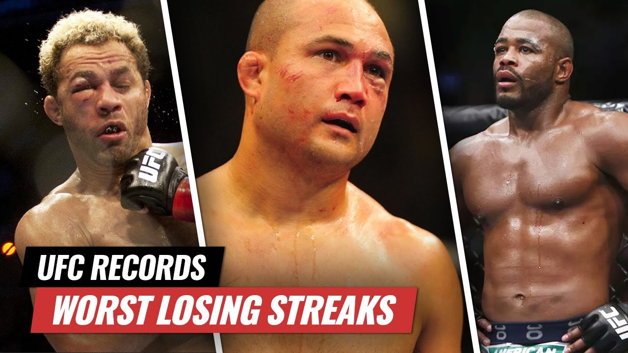 UFC Records: Top 10 WORST Losing Streaks In UFC History - YouTube