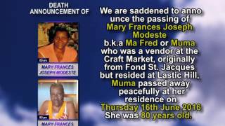 Mary Frances Joseph Modeste short