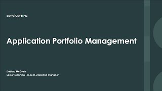 ITBM Application Portfolio Management