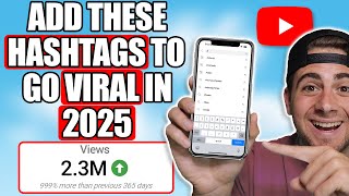 The BEST Tags \u0026 Hashtags To Use on YouTube To Go Viral in 2025 (new algorithm)