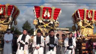 平成27年 神代八幡神社春祭り だんじり唄 北所 「玉三」鎮守神社で！