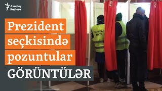 Prezident seçkisində pozuntulardan görüntülər: YAP-çı müşahidəçi YAP sədrini tanımır