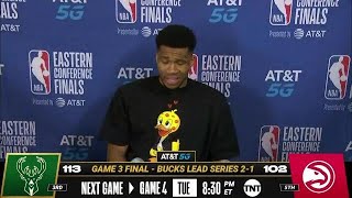 Giannis on The Bucks Going Up 2-1! 👀 | Post game Press Conference