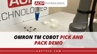 Omron TM Cobot Pick and Pack Demo with Festo DHEF adaptive shape gripper