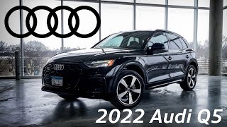 2022 Audi Q5 Black Optics! Full review \u0026 walk around | 2022 Premium Plus Q5 | Kick release tailgate