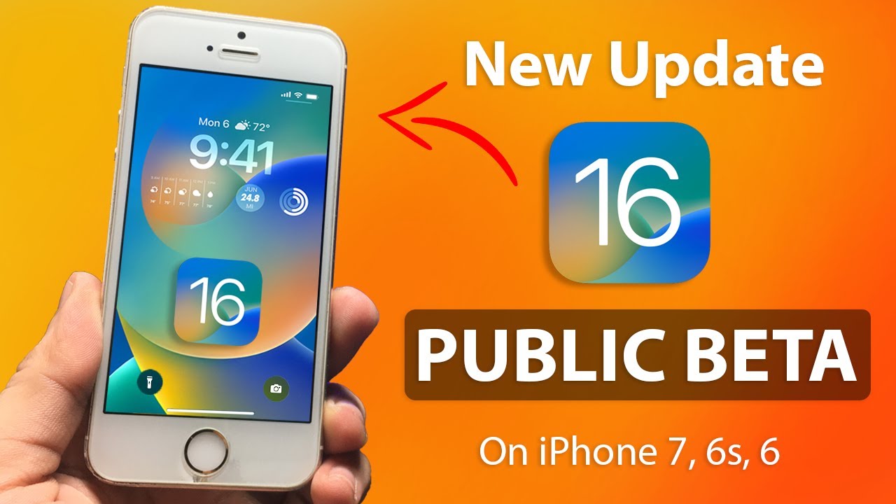 How To Install IOS 16 Public Beta Update On Older IPhone's - IPhone 7 ...