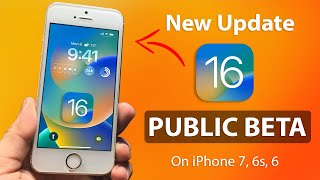 How to Install iOS 16 Public Beta Update on Older iPhone's - iPhone 7, 6s, 6, 6Plus🔥🔥