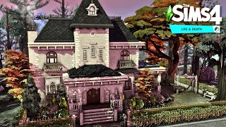 Ravenwood Manor 🪦 Life \u0026 Death 👻 The Sims 4 Speed Build | No CC