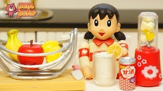 【DORAEMON】Shizuka's beauty secret is a special smoothie / しずかちゃんの美の秘訣は朝の特製スムージー