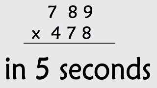 Maths Shortcut : 3 Digit Multiplication ( Secret maths tricks )
