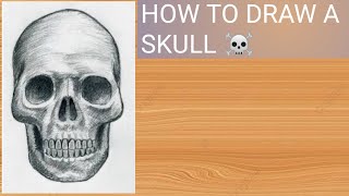 How To Draw A Skull Step By Step 💀 Skull Drawing Easy