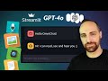 Code your online Multimodal ChatGPT App in Python (GPT-4o API with Images and Audio)