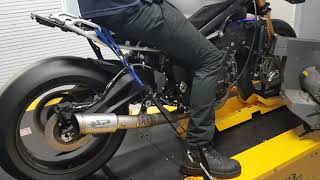 Spark Moto2 exhaust on a Triumph Daytona 765