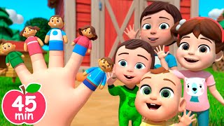 🖐️👨‍👩‍👧‍👦 Finger Family Song | Newborn Baby Songs & Nursery Rhymes