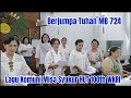 Berjumpa Tuhan MB 724, Lagu Komuni Gaya Dayak Ma'ayan, Misa Syukur HUT 100 Tahun WKRI