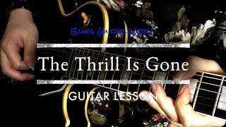 Joe Bonamassa - How to play “The Thrill Is Gone” Guitar Solo (Live At The Greek Theatre)