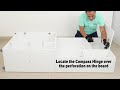 how to install a compass hinge