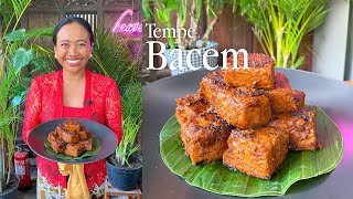 Tempe Bacem, Javanese Style Brown Stew Tempeh , VEGETARIAN