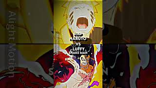 Naruto vs Luffy (all forms)