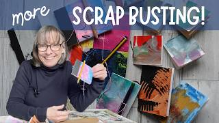 Scrap Busting - make custom sketchbooks with your paper scraps. Scrap Busting Sketchbooks