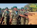 a spectacular drill perfomance of the gambia armed forces 2022 inter battalion drill competition