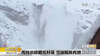 瑞士知名滑雪勝地 又有雪崩風險