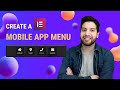 How To Create A Mobile App Menu On Elementor