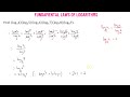 2.53 logarithms fundamental laws of logarithms