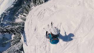 First-time Backcountry Skiing!   /  Veliki Zvoh 1971 m, Krvavec, Slovenia