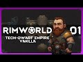 Building A TECH-DWARF Empire From Scratch! | Vanilla | Rimworld Gameplay | 01