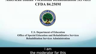 American Indian Vocational Rehabilitation Services (AIVRS) Pre-Application Webinar