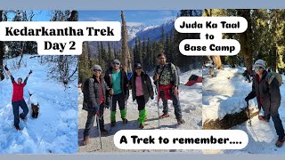 Kedarkantha Trek - Day 2 | Juda ka Taal to Base Camp | Kajal Agrawal Vlogs