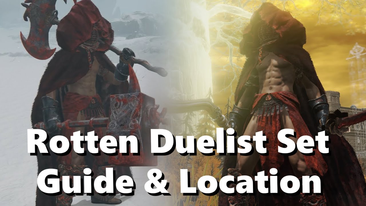 Elden Ring - Rotten Duelist Set, Rotten Weapons Guide And Location เซต ...