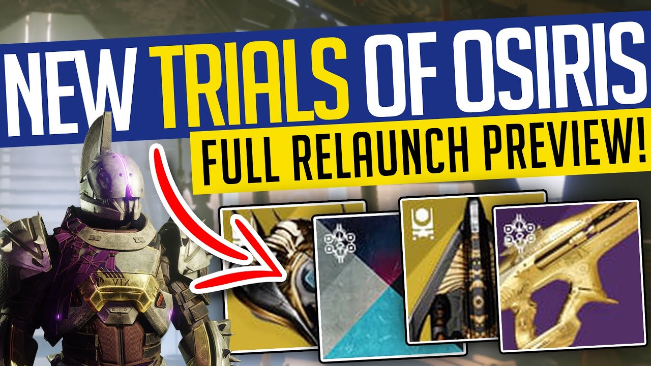 Destiny 2 | NEW TRIALS OF OSIRIS! New Ranks, Rewards, Focused Engrams ...