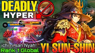 Deadly Hyper Carry YSS No Mercy - Top 1 Global Yi Sun Shin by ichi ni san Nyah! - Mobile Legends