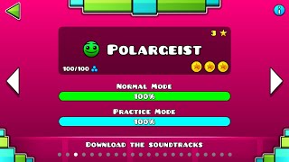 [Geometry Dash] #3: Polargeist (Normal) - All Coins | Lesricyc