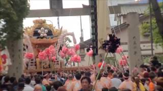 2017 平成29年 津田天満神社秋祭り（本宮） 加茂屋台 宮入