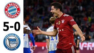 Bayern Munich vs Hertha Berlin 5-0 All Goals & Highlights 28/08/2021 HD