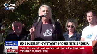 Belind Këlliçi — Protesta e 33 para Bashkisë Tiranë