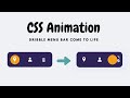 Javascript, HTML, CSS Animation | Make Dribbble Menu/Navigation Bar design come to life