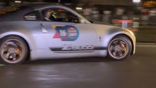 Nissan 350Z drifting insane || Toyota Corolla DX || Lexus Altezza || Slippery When Wet drift show.