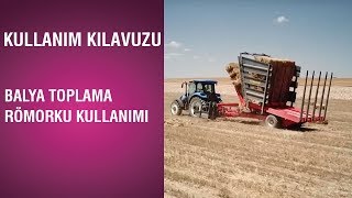 Kullanım Kılavuzu - Balya Toplama Römorku Kullanımı