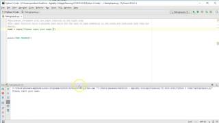 The Basics - Python 3: Taking String Inputs From Console