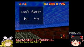 ゆっくりたちがスーパーマリオ64を攻略するよ。 part6 【ゆっくり実況】