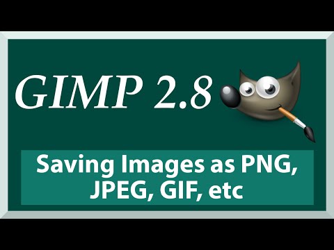 Save or Export an Image as JPEG, PNG, GIF, etc - GIMP 2.8 for Beginners Save or Export an Image as JPEG, PNG, GIF, etc - GIMP 2.8 for Beginners